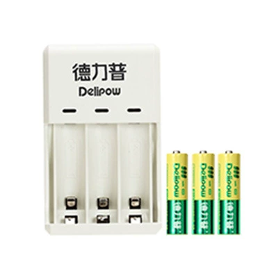 rechargeable battery wholesale, Hibrid akkumulyator batareyaları - 3-slot-charger-yellow-green-no-5-900-3-sections