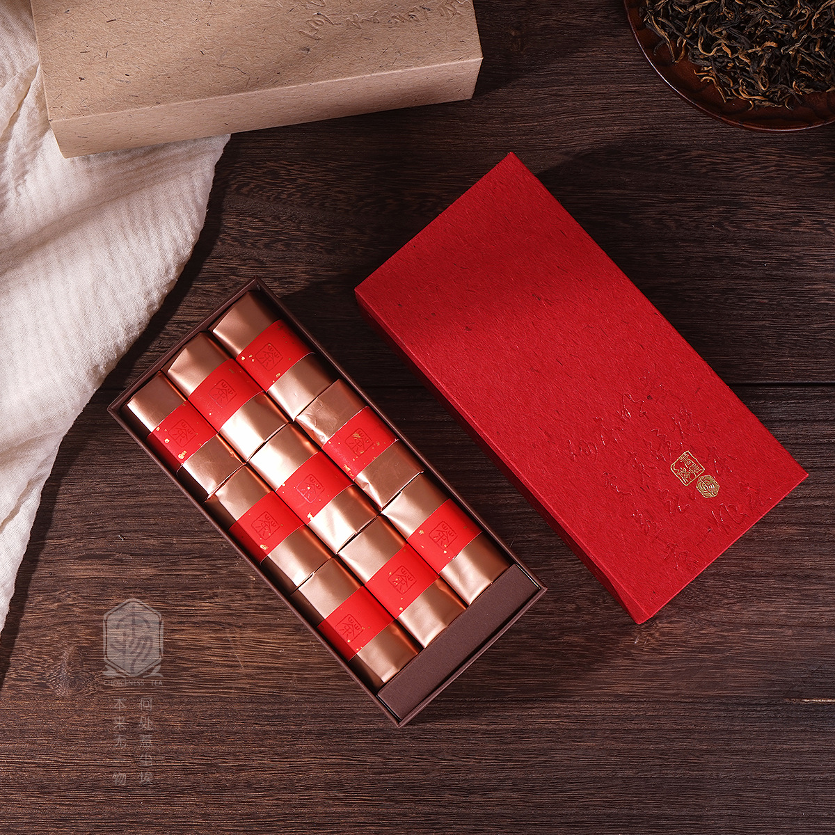 盒境工厂大红袍肉桂岩茶摆泡空礼盒便携现货批发现货茶叶包装盒