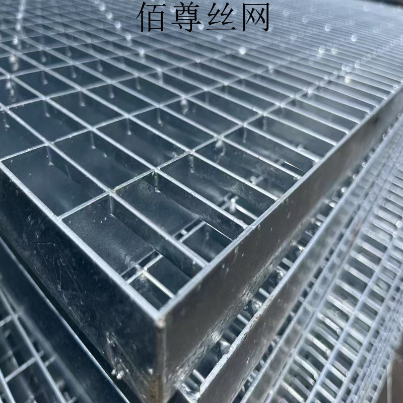 市政排污井盖电厂楼梯踏板异形热镀锌钢格栅结实牢固