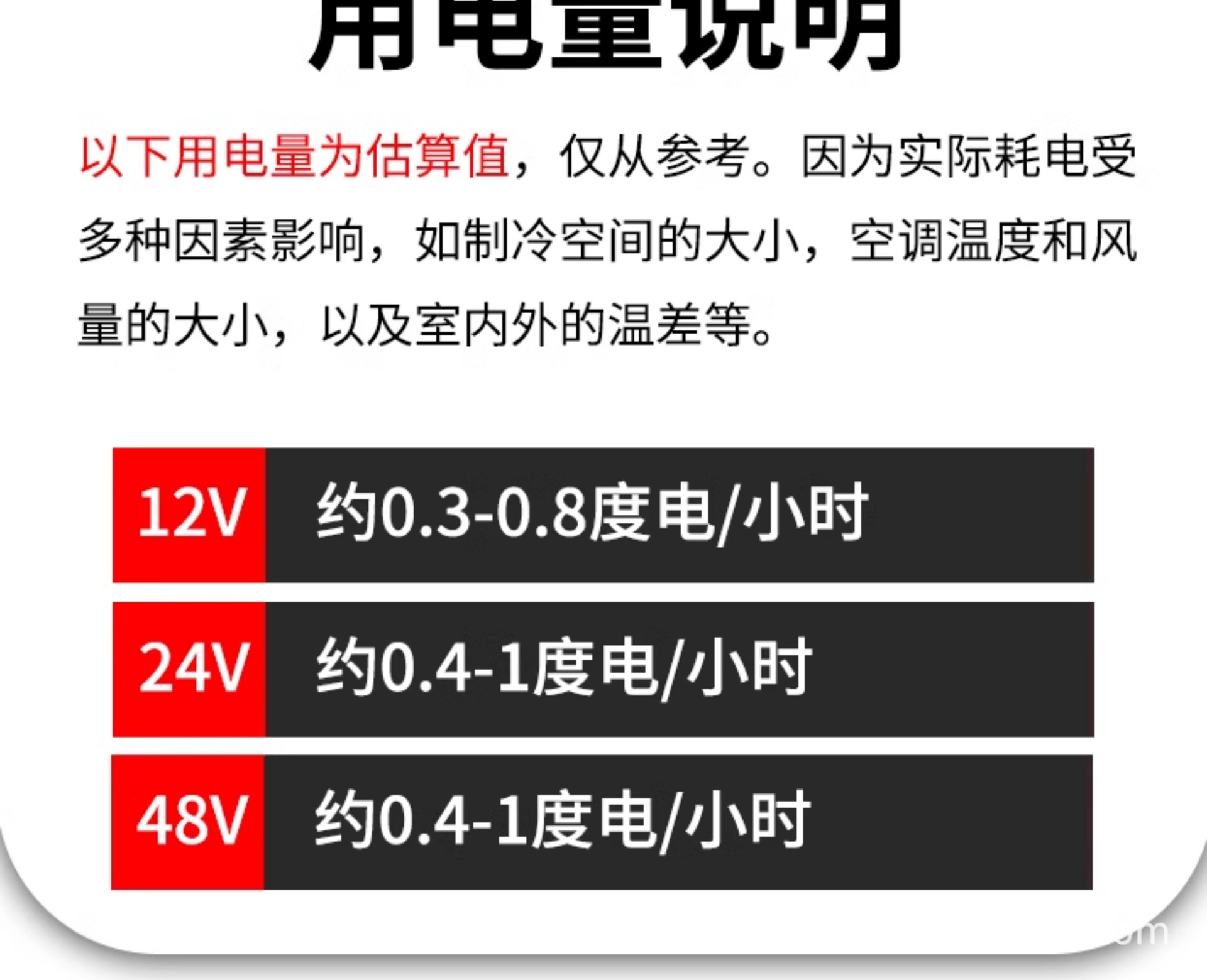 Hidden RV electric parking air conditioner 24v large truck on-board refrigeration unit 12v SUV car light truck