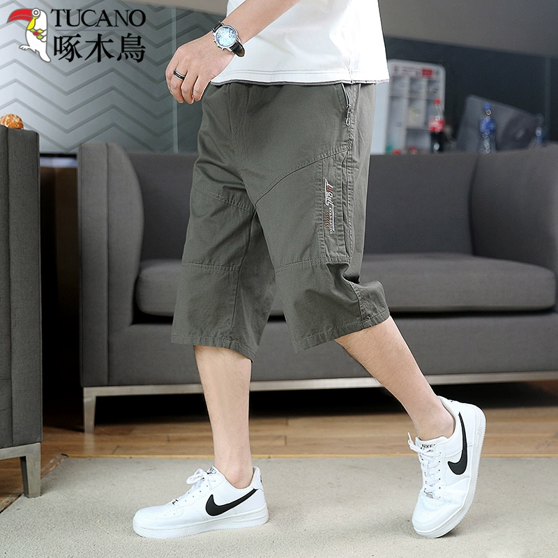 Men's summer thin trousers, shorts, plus size