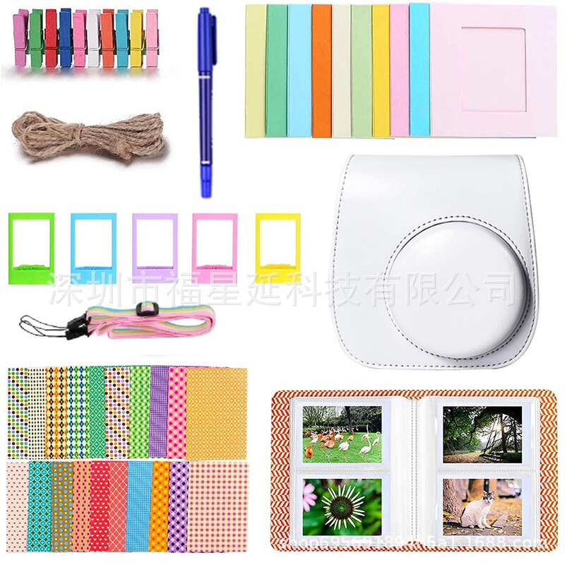 for polaroid instax mini 12/11/9 8 camera bag photo album accessories suit 8 in 1