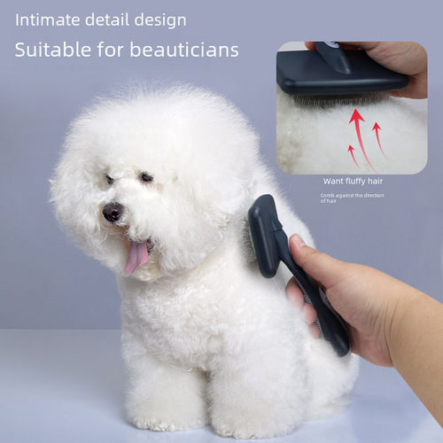Pet Comb Hair Deletion One-Click Cat Comb Dog Hair Pulling Needle Comb Cat-Specific Knot Untangling Comb Hair Comb for Cats
