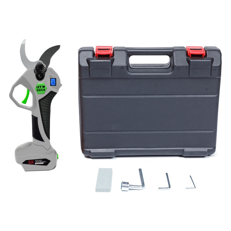 Tijeras de podar eléctricas sin escobillas tijeras de jardín de árboles frutales de litio eléctricas se centran en las ramas de frutas directas de fábrica al por mayor