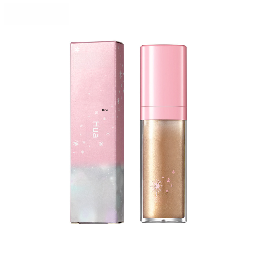 QIBEST resalte polvo de raqueta resalte perlado brillante polvo de hadas cuerpo completo brillo natural tridimensional polvo de reparaci&oacute;n de polvo suelto