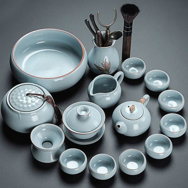 Ru kiln's hometown of auspicious pot 15 sets