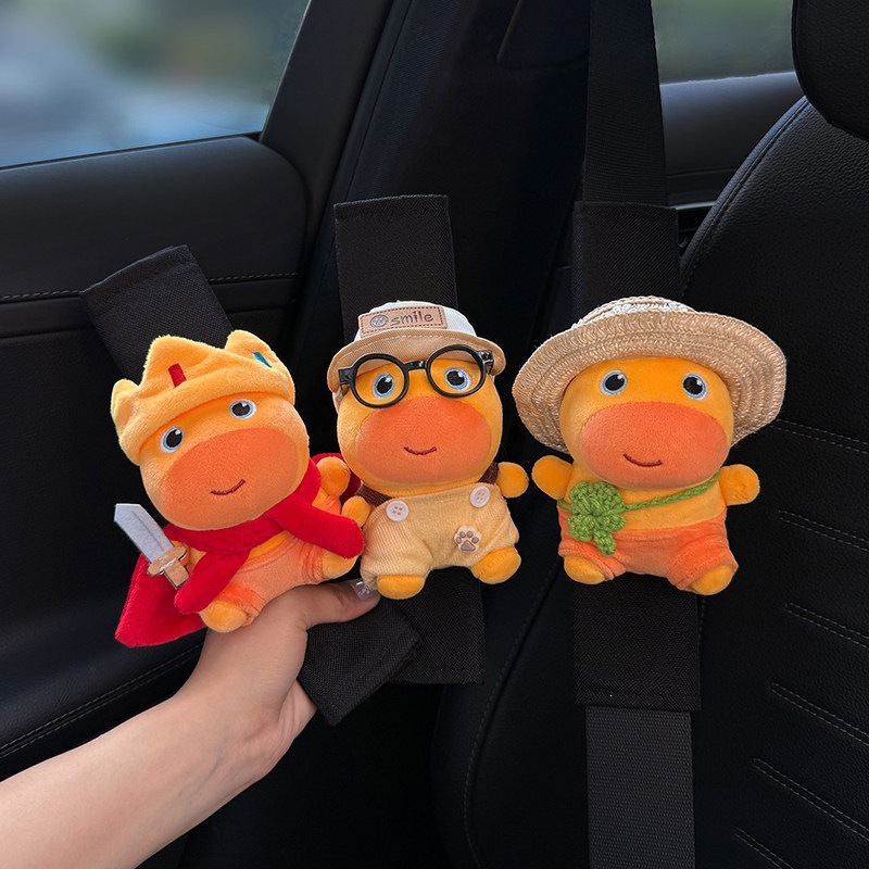 New Lulu Car Seatbelt Shoulder Pad Protector Car Interior Accessory Seatbelt Decoration 2026 Anti-Collision Cover for Women