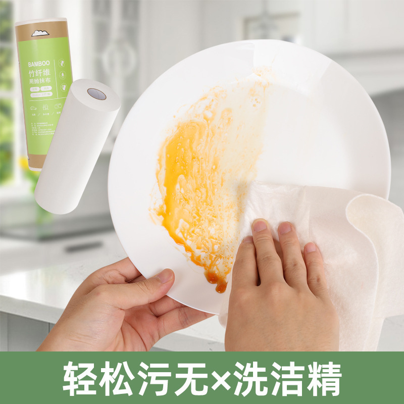 レイジーラグ、人気のヘチマ竹繊維ラグ、乾湿両用使い捨て週替ラグ、厚手の吸水性食器洗いラグ|undefined