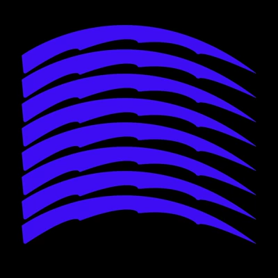 Letter Sticker for Vehicles, Other Automotive Exterior Supplies - blue-wolf-fang-blade