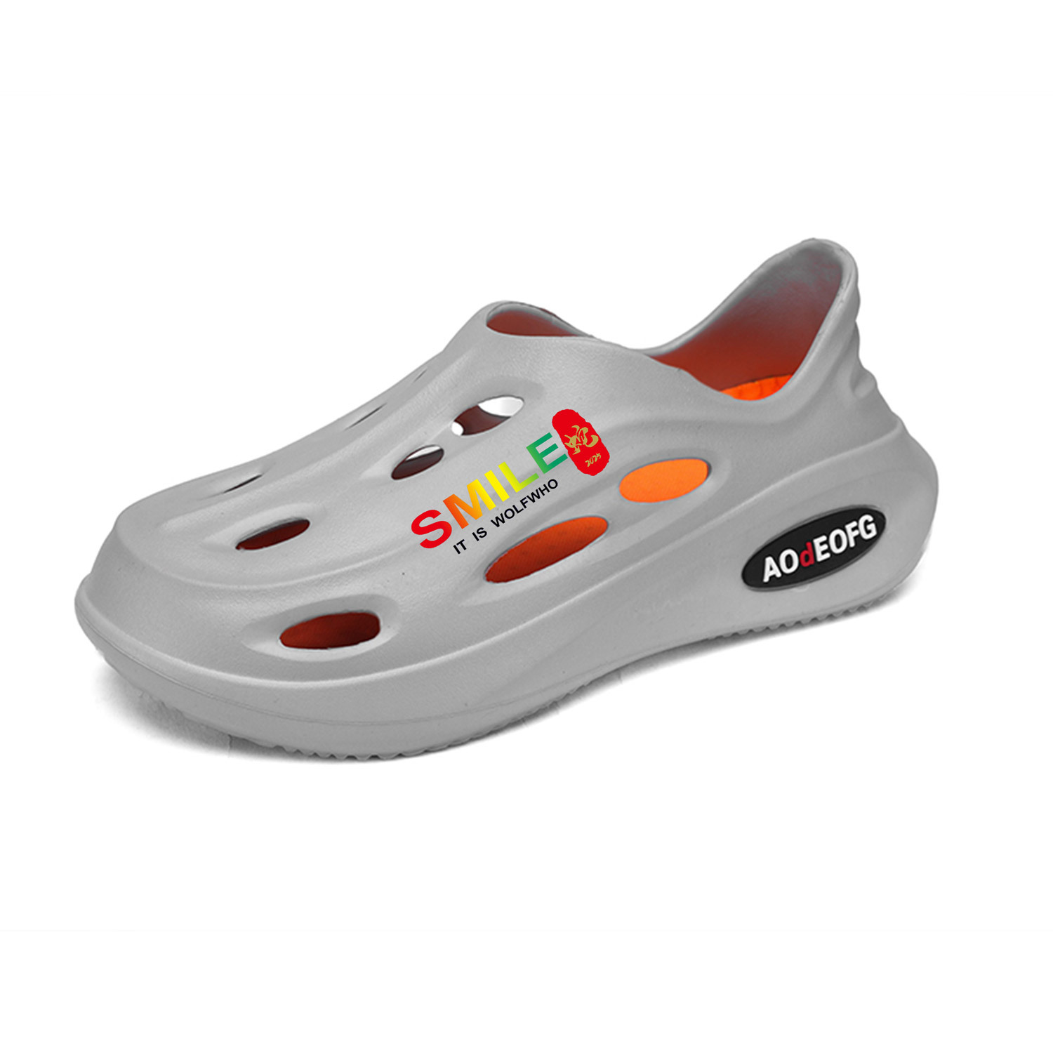 Sandalias para hombres de verano deportivo antideslizante sensación de mierda de verano zapatos agujeros para hombres zapatillas de playa