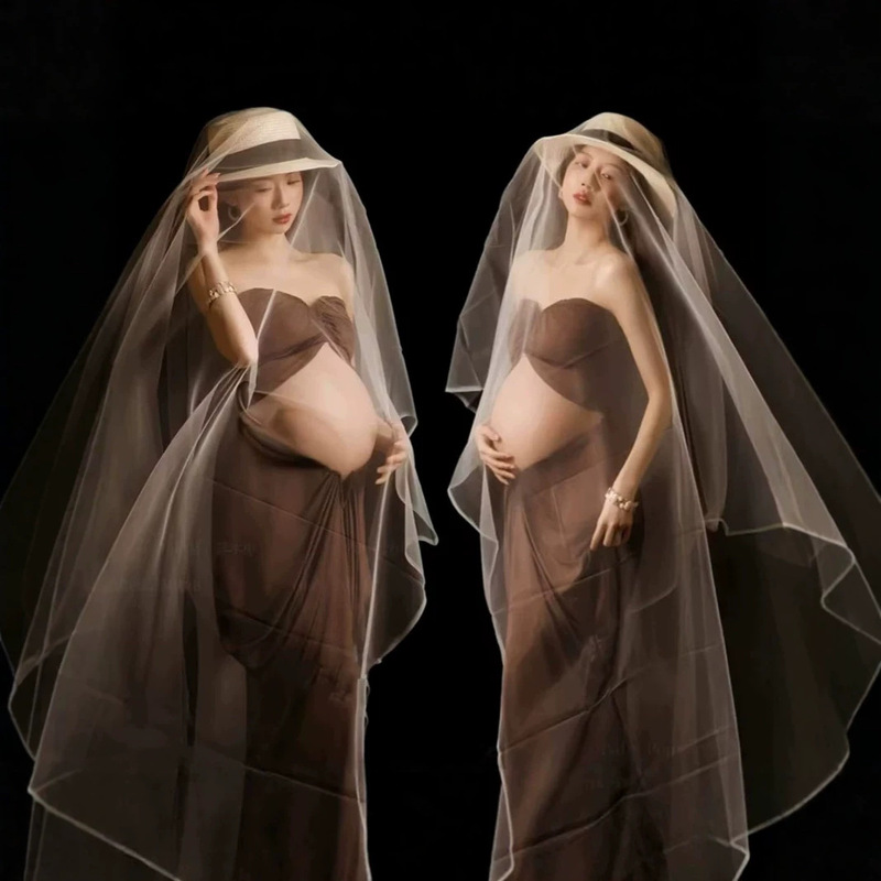 2026 New Studio Style Maternity Indoor Vintage French Simple Strapless Belly Photo Art Photography Dress 2026 New Studio Style Maternity Indoor Vintage French Simple Strapless Belly Photo Art Photography Dress