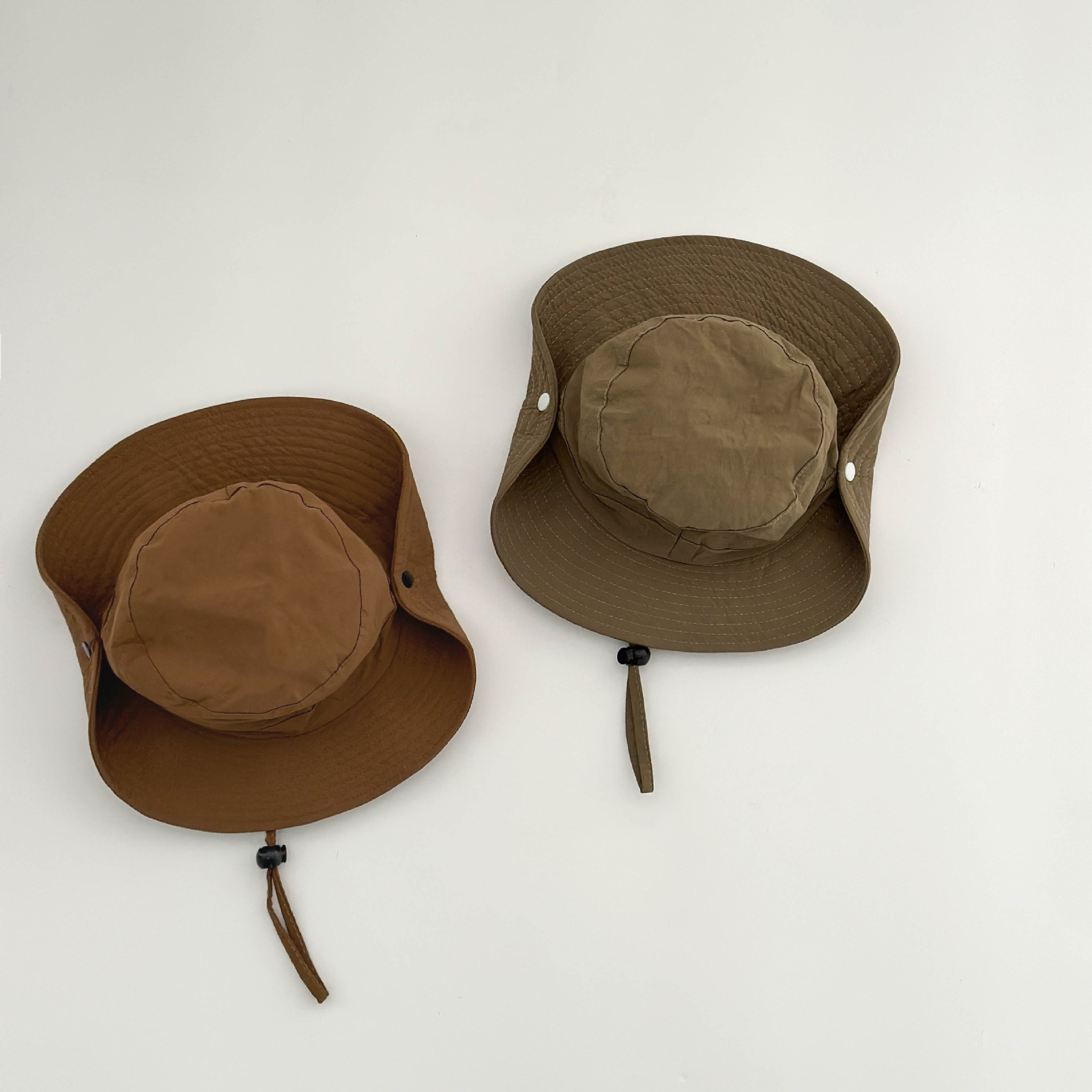 Sombrero de bebé coreano verano delgado sombrero de pescador para niños alero grande deportes al aire libre montañismo camping sombra sombrero de secado rápido