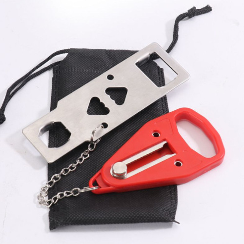 New Upgraded Dual-Head Portable Door Latch Lock, Hotel Door Stopper, Door Blocker