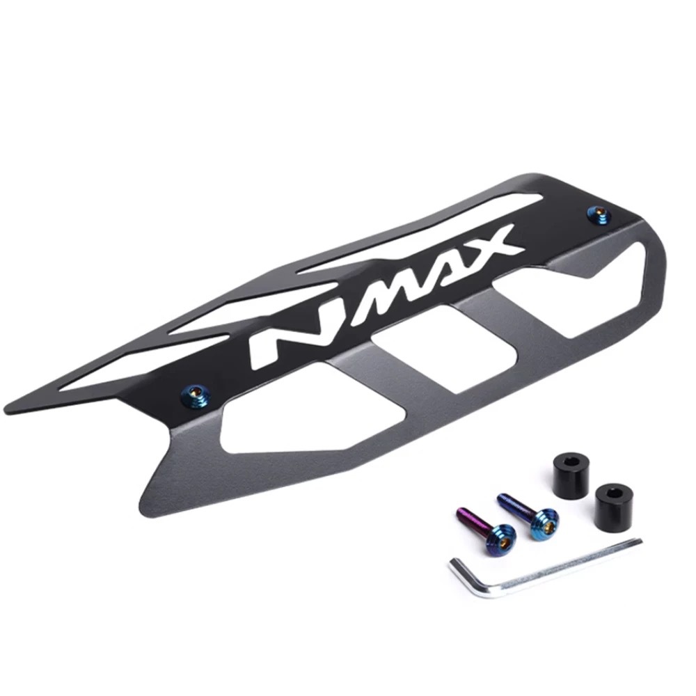 Suitable for Yamaha Nmax155 Modified Exhaust Pipe Cover Aluminum Alloy Anti-Scalding Exhaust Protective Cover Decorative Accessories