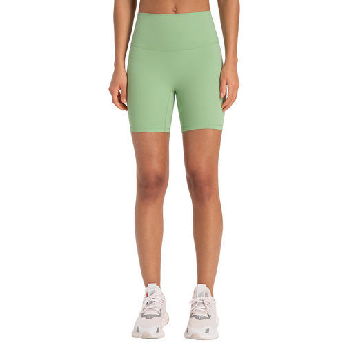 Women's Yoga Shorts Nipple-Free No Embarrassing Line Tight Exercise Three-Pant Summer Fitness Yoga Clothes DK067