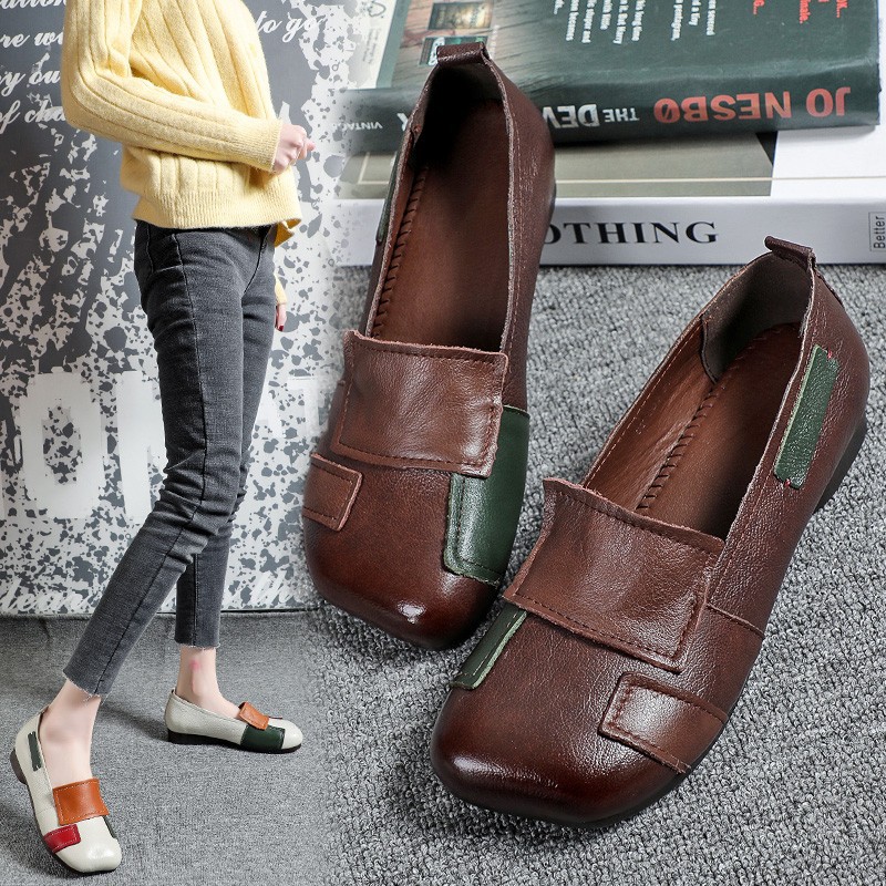 Title 3, Zapatos casuales de mujer con suela blanda y co...