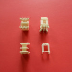 厂家直供低频EI 35  10*11卧式王字3+5P带半护套 插针式胶芯 骨架