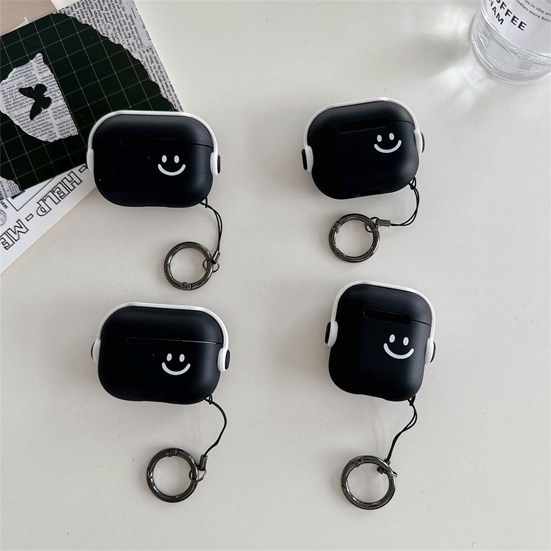 Smiley for airpods pro2 Apple Bluetooth Wireless Headset 1/2/3 Generation Lock Bracket Creative Tide