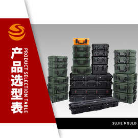 塑亨选型表仪器箱工具箱仪器仪表设备箱航空箱五金工具箱带拉杆轮