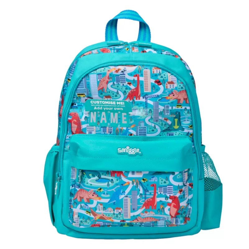 Australia Smiggle caricatura mochila de tamaño medio jardín de infantes mochila de hombro 3D con sombrero de caricatura