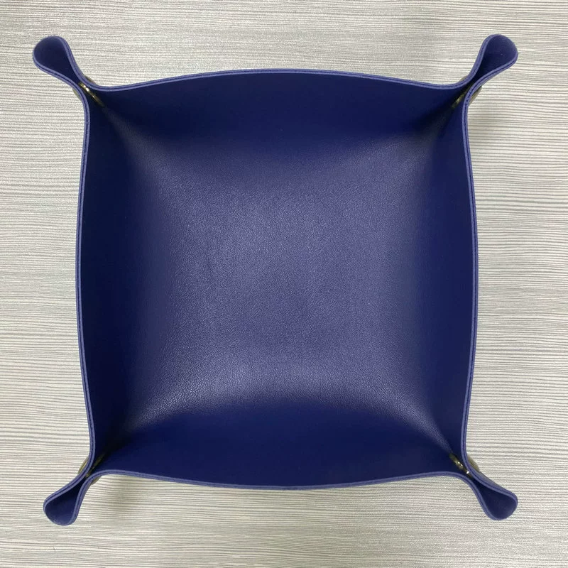 Подставка для стола из кожи G — стиль Nordic INS, 15x15/20x20/25x25 см, хранит ключи, косметику и украшения