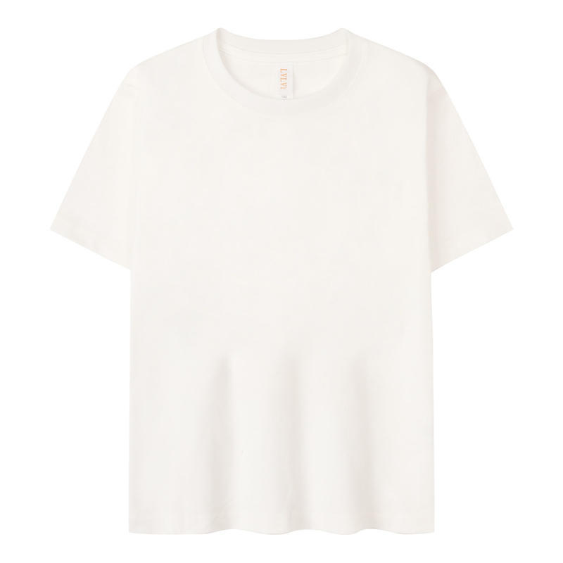 Solona camiseta para niños transfronteriza talla grande de moda manga corta suelta cuello redondo media manga camiseta de algodón helado logo impreso personalizado