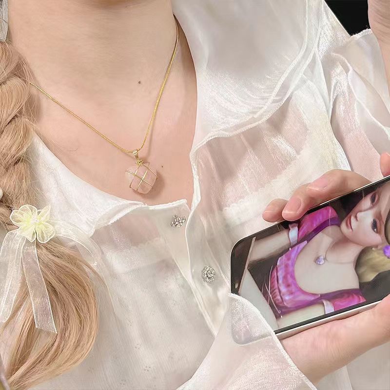 14g Weight Sweet Heart Shape Alloy Plating Women's Pendant Necklace