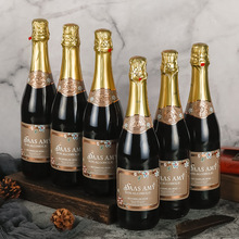 西班牙起泡酒0度原瓶进口无醇气泡酒红白葡萄汁礼盒装代发