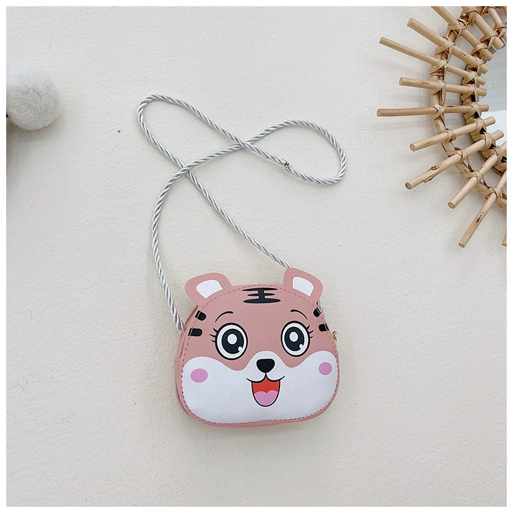 Cartoon polyurethane children's bag, one-shoulder bag, shoulder bag for leisure, small bag, wallet, 2022 collection, Korean style