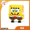 Mini Sponge 202PCS [Color Box Installation]