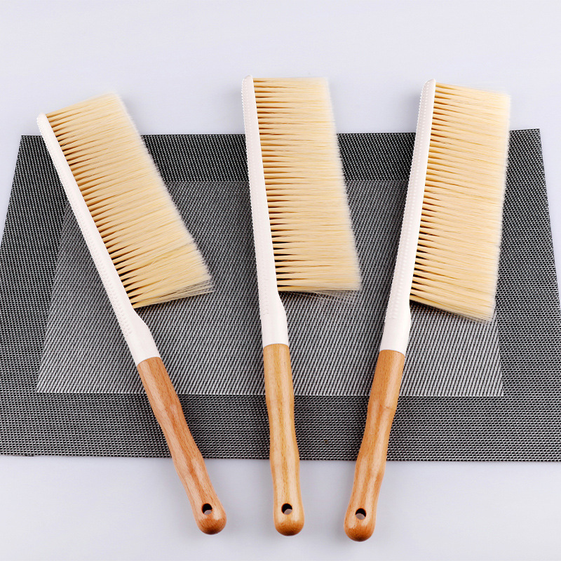 Light luxury beech dust brush household brush soft hair dust removal Sofa Carpet long handle brush bed broom bed brush Light luxury beech dust brush household brush soft hair dust removal Sofa Carpet long handle brush bed broom bed brush