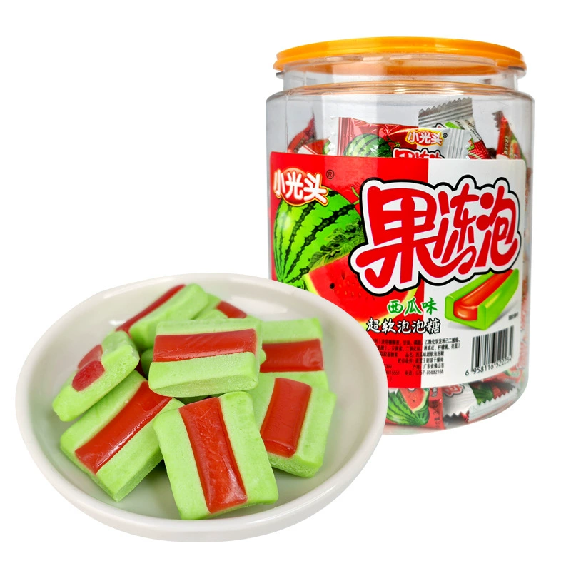 Классный арбузный Jelly пузырь-резиновый детский ведерко лобо лобс жвачка 8090 ностальгальные сладости