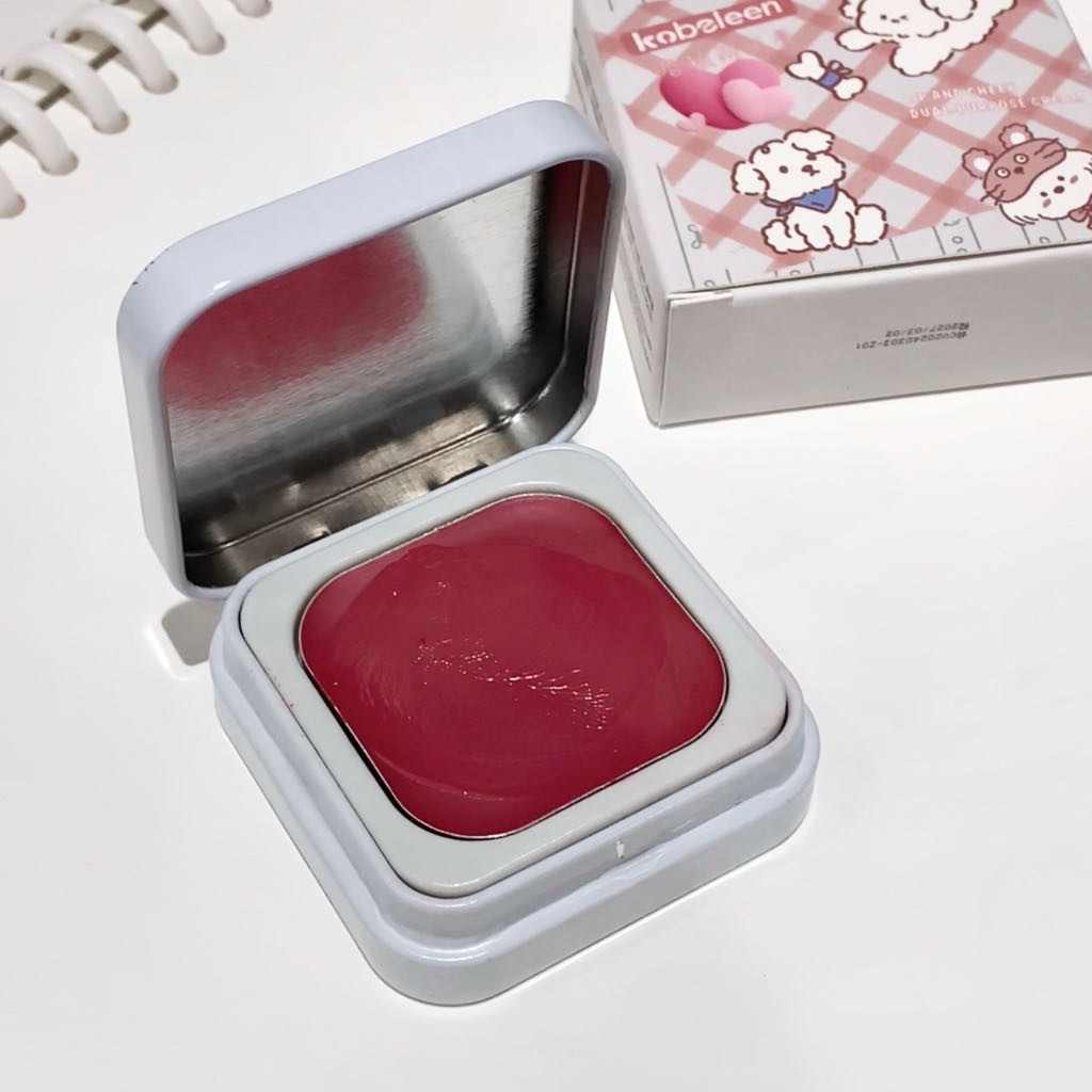 kobeleen multi-purpose lip and cheek cream, blush, eyeshadow, lip mud, soft mist, matte, light complexion, versatile, whitening and easily smudges women undefined