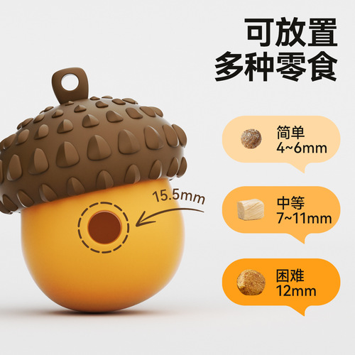 Dog food leakage toy, food hiding toy, educational enrichment, sniffing, freeze-dried toy, play all-in-one cat pet toy