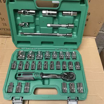 Mühərrik tənzimləmə alətləri: Repair Set Multi-Functional Socket - 32-pieces-of-72-tooth-auto-repair-professional-model-free-replacement-if-broken