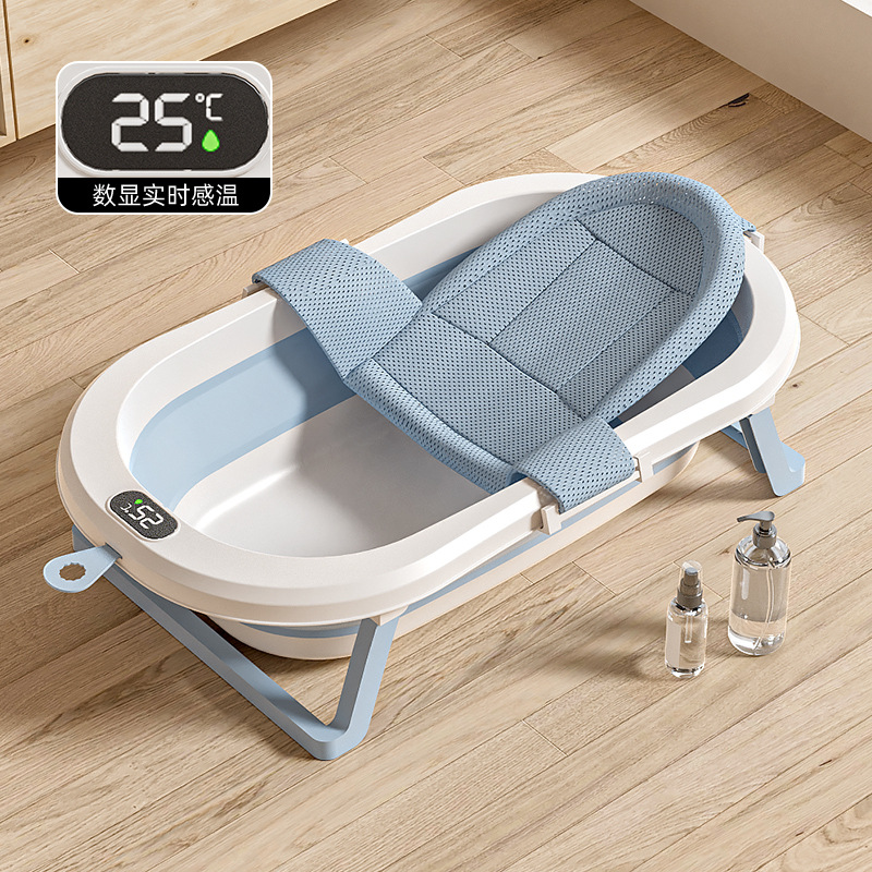 Baño de bebé sensible a la temperatura Baño plegable para bebé en casa