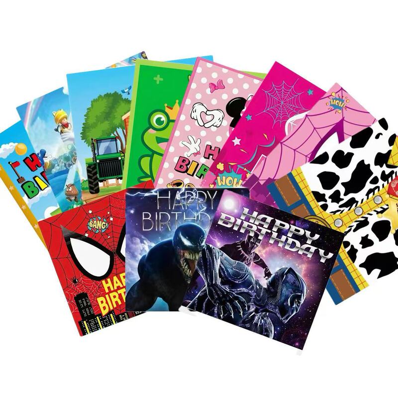 Spot Disposable Creative Decorative Paper Towels with Cartoon Patterns, Ice and Snow Mickey Mouse, Spider-Man and Other Paper Towel Decorations