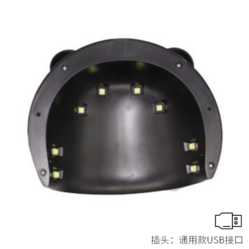 Transfronteriza Panda lámpara de uñas 36W doble fuente de luz de la máquina de fototerapia creativa lámpara de cocción de uñas de uvled lámpara de curado al por mayor