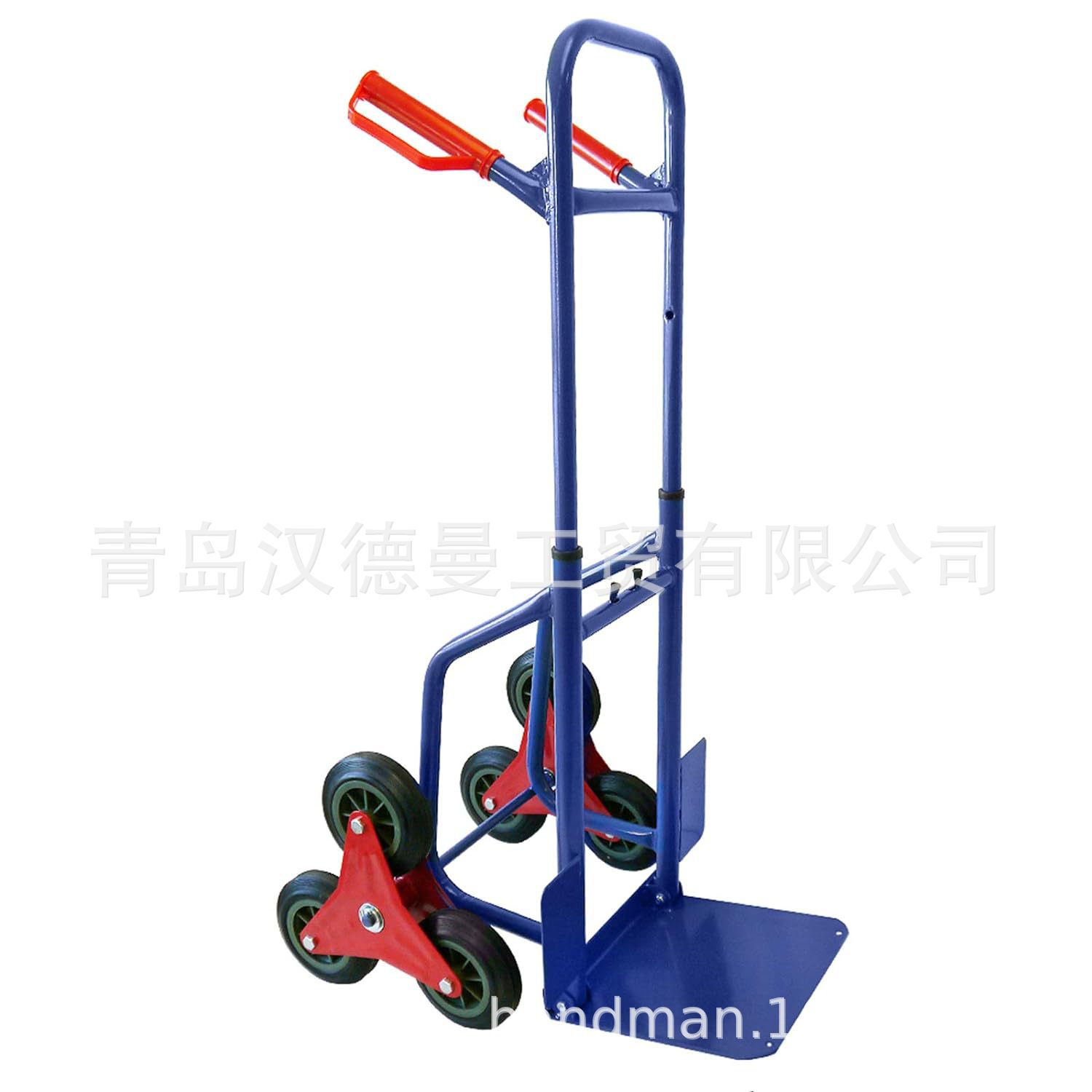 新款推拉两用可调节把手货仓车多功能物流手推车