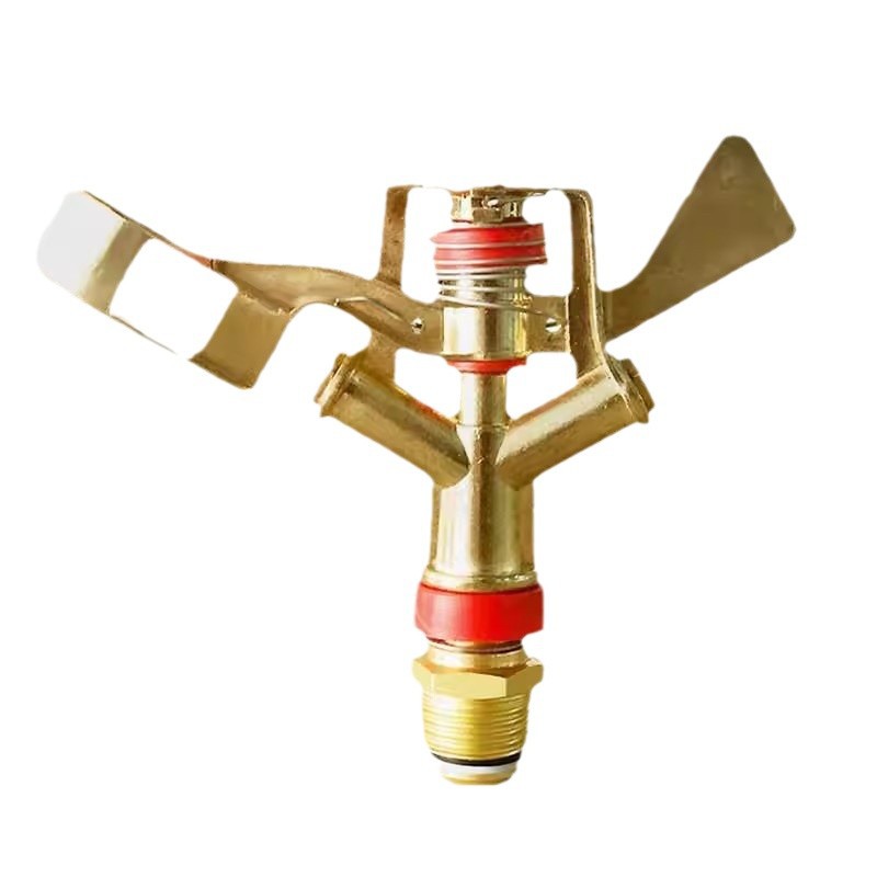 360 grados giratorio de aleación de zinc Rocker brazo rociador 4 puntos 6 puntos ajustable Césped Paisajismo tierras de cultivo riego rociador