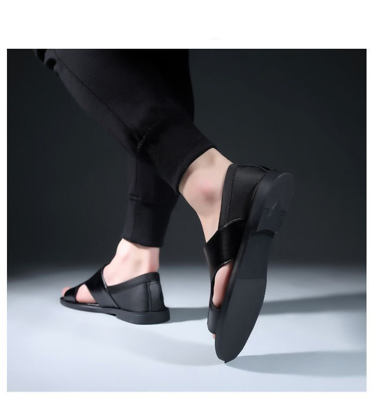 Men's Lightweight Flat Outdoor Sandals - Comfortable Beach Slippers_voghion.com