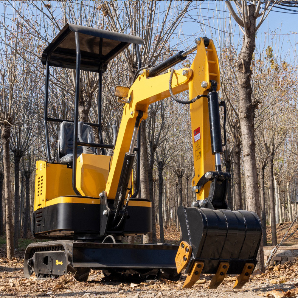 HT10型小型挖掘机出口马来西亚 花园修整挖坑种植农用小型挖掘机