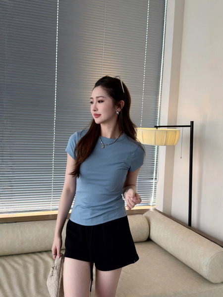 Classic multicoloured short sleeve T-shirt