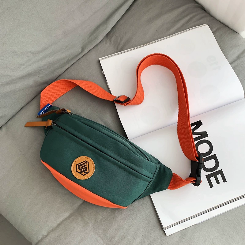 Trend chest bag for leisure, one-shoulder bag, wholesale, Korean style