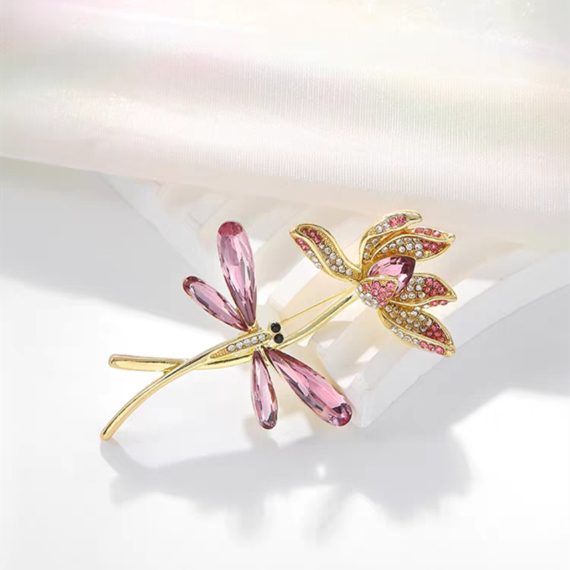 Lotus broche voor dames vintage elegante corsage voor hanfu_voghion.com