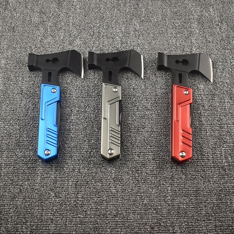 新款多功能斧头锤多用锤便携求生户外工具