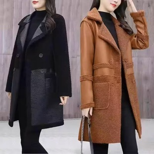 加厚保暖大码皮衣女 - 1688反季特惠专区