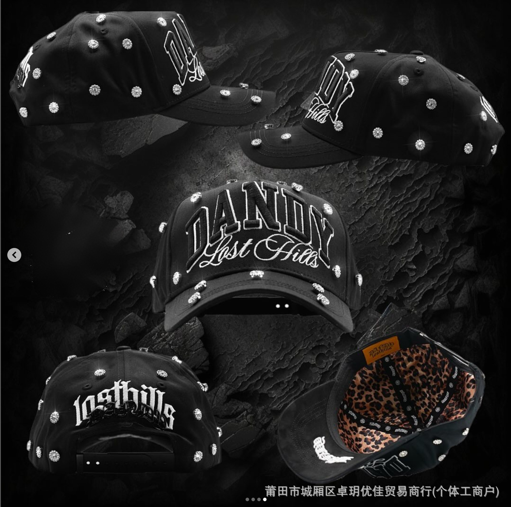 Nuevo sombrero de béisbol DANDY sombrero de letras punzadas sombrero de ajuste sombrero de moda sombrero D - 9