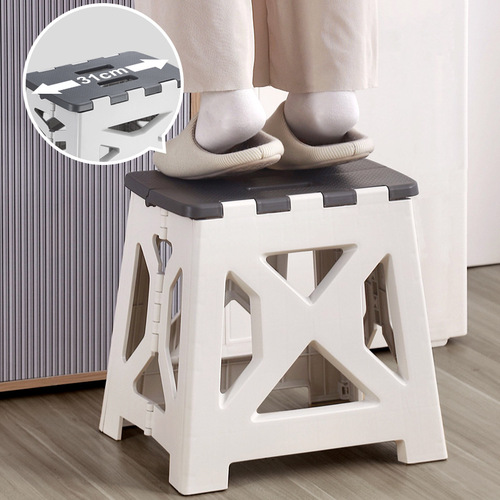 Portable folding stool outdoor home portable plastic small bench kindergarten children adult camping fishing stool