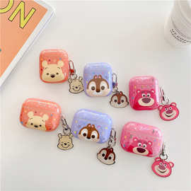 适用趣味卡通大脸系列苹果AirPods Pro蓝牙无线耳机保护套1/2/3代